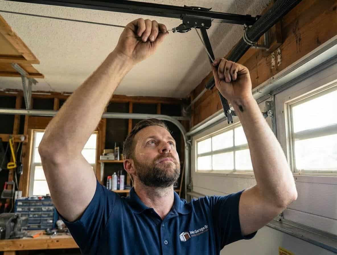 garage door spring issue fix